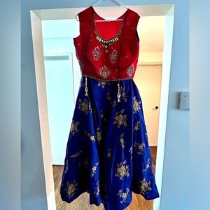 Traditional Lehenga worn only once to a wedding.